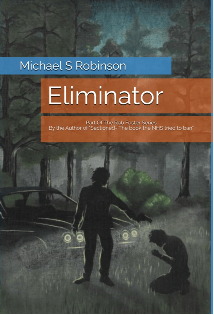 Cover of Eliminator novel by Michael S Robinson.
